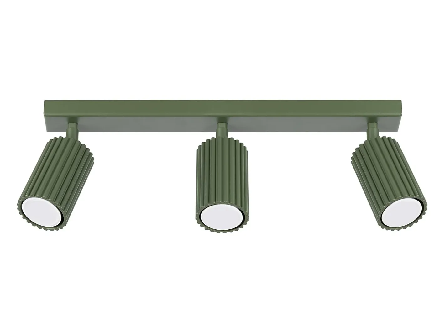 Sollux Lighting Lámpara de techo Gloow minimalista de aluminio - 3 fuentes luminosas 3000K - L.45 x A.16,5 cm - oliva Verde Sale