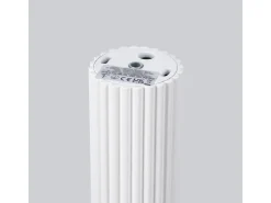Outlet Sollux Lighting Lámpara de techo Gloow minimalista de aluminio - 1 fuentes luminosas 3000K - L.6,5 x A.60 cm - Blanco