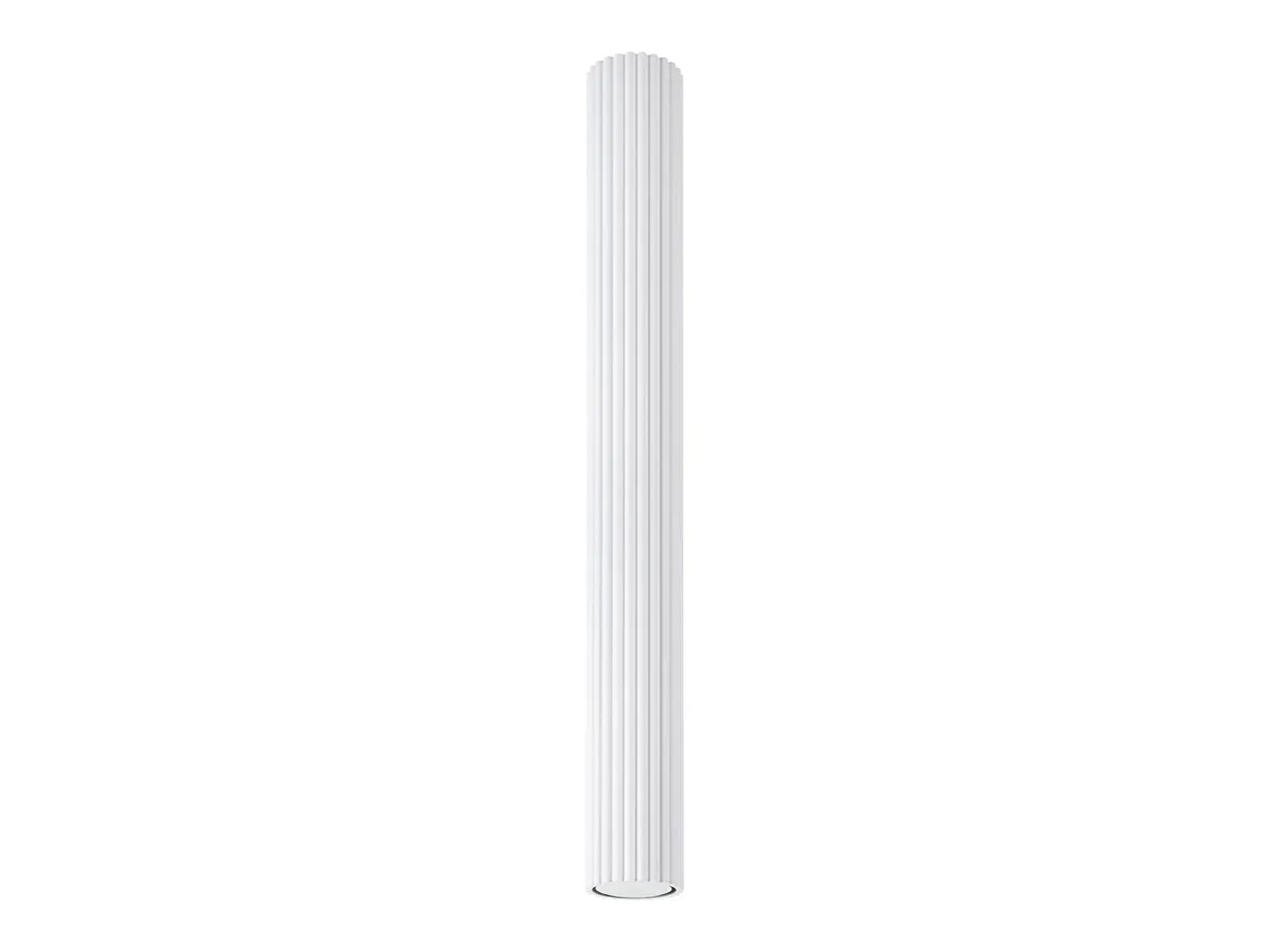 Outlet Sollux Lighting Lámpara de techo Gloow minimalista de aluminio - 1 fuentes luminosas 3000K - L.6,5 x A.60 cm - Blanco