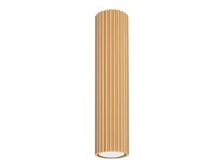 Sollux Lighting Lámpara de techo Gloow minimalista de aluminio - 1 fuentes luminosas 4000K - L.6,5 x A.30 cm - Dorado