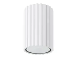 Hot Sollux Lighting Lámpara de techo Gloow minimalista de aluminio - 1 fuentes luminosas 4000K - L.6,5 x A.10 cm - Blanco