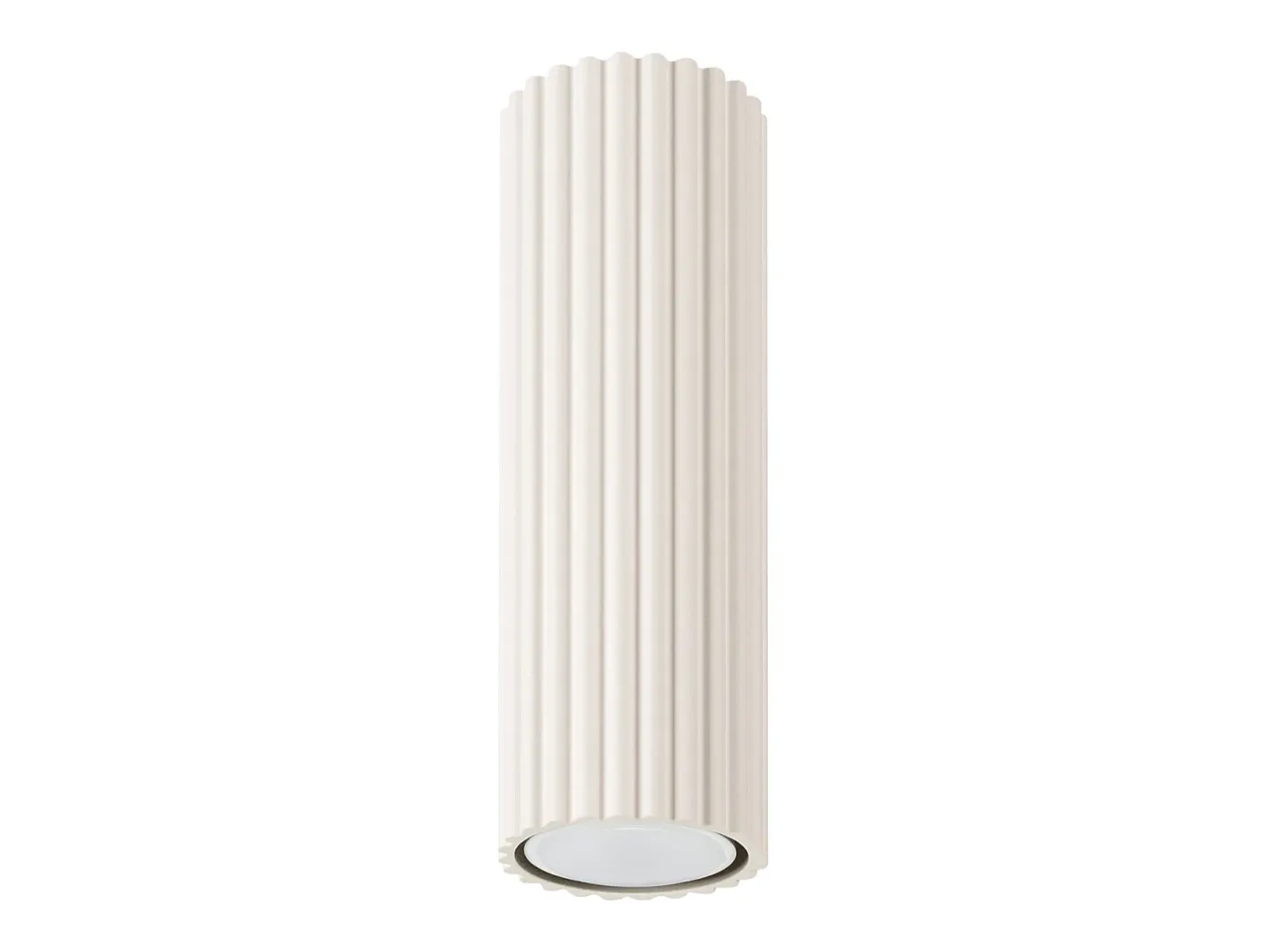 Sollux Lighting Lámpara de techo Gloow minimalista de aluminio - 1 fuentes luminosas 3000K - L.6,5 x A.20 cm - Beige Clearance