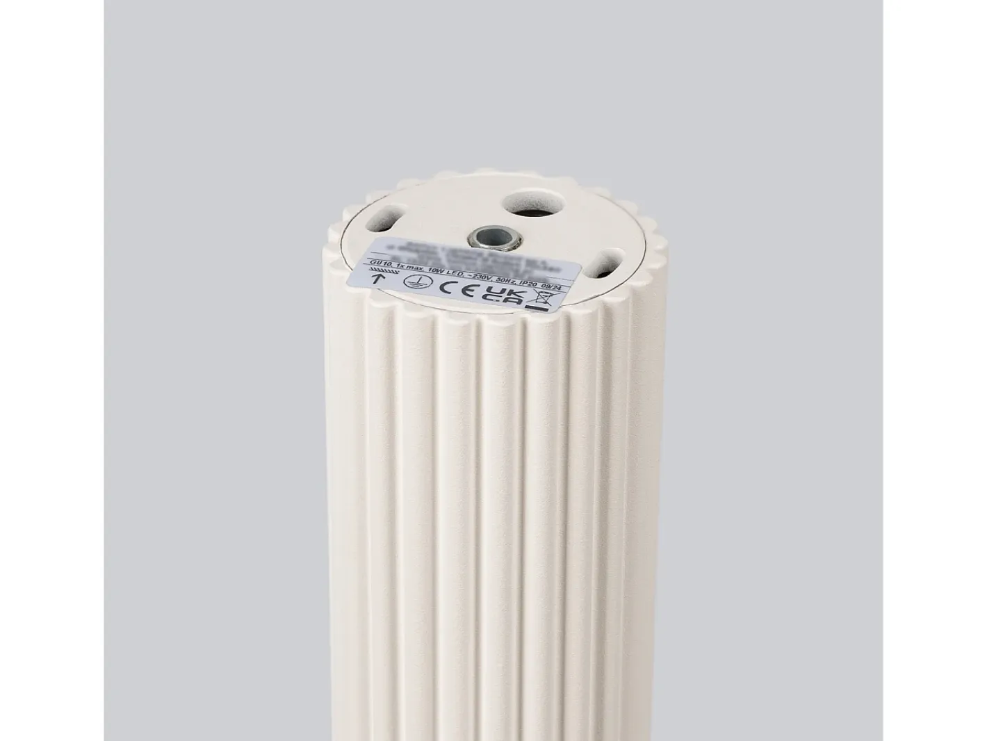 Sollux Lighting Lámpara de techo Gloow minimalista de aluminio - 1 fuentes luminosas 3000K - L.6,5 x A.20 cm - Beige Clearance