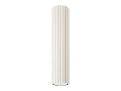 Sollux Lighting Plafón-Lámpara de techo Gloow minimalista de aluminio - 1 fuentes luminosas 4000K - L.6,5 x A.30 cm - Beige