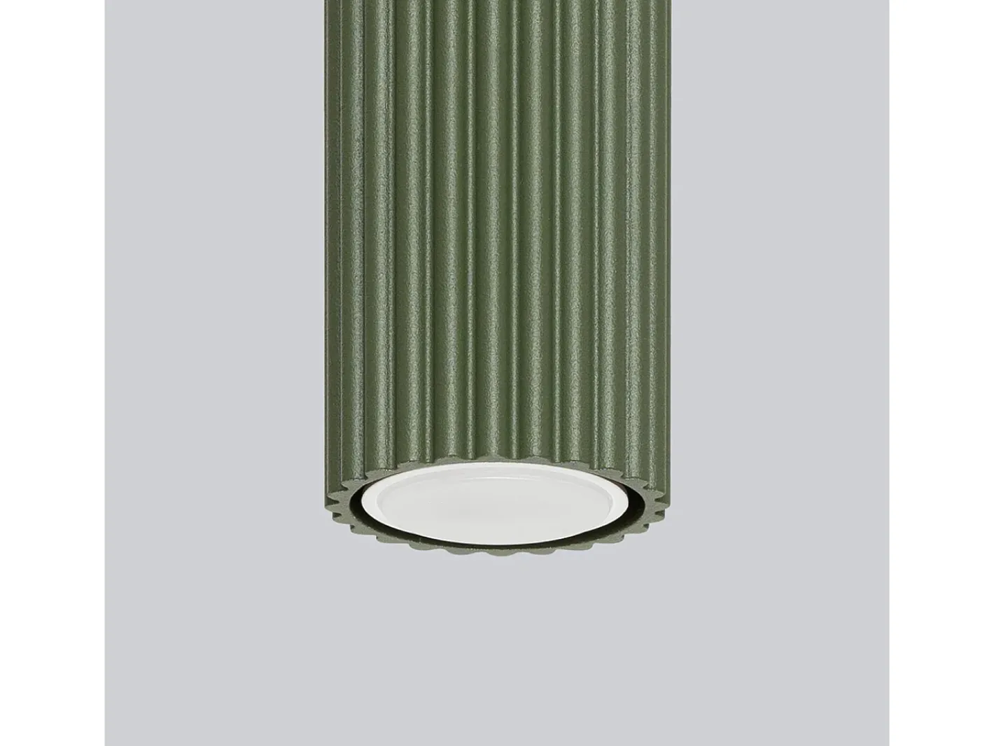 Sollux Lighting Lámpara de techo Gloow minimalista de aluminio - 1 fuentes luminosas 4000K - L.6,5 x A.20 cm - oliva Verde Clearance