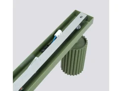 Sollux Lighting Lámpara de techo Gloow minimalista de aluminio - 4 fuentes luminosas 4000K - L.81 x A.16,5 cm - oliva Verde
