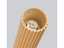 Sollux Lighting Plafón-Lámpara de techo Gloow minimalista de aluminio - 1 fuentes luminosas 4000K - L.6,5 x A.20 cm - Dorado