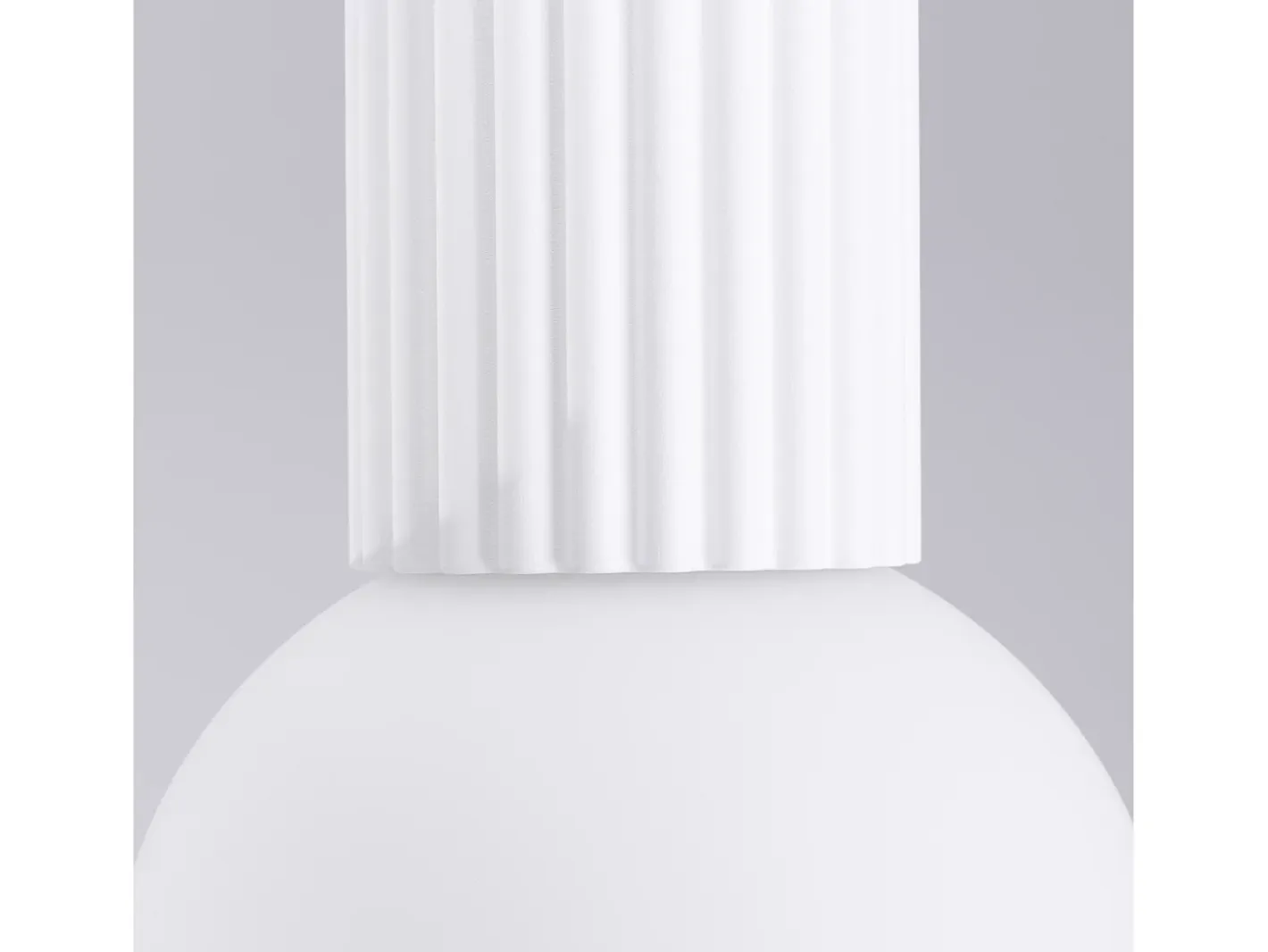 Sollux Lighting Lámpara De Techo Halo Moderno De Aluminio/Vidrio - 1 Fuentes Luminosas - L.12 X A.21 Cm - Blanco Hot