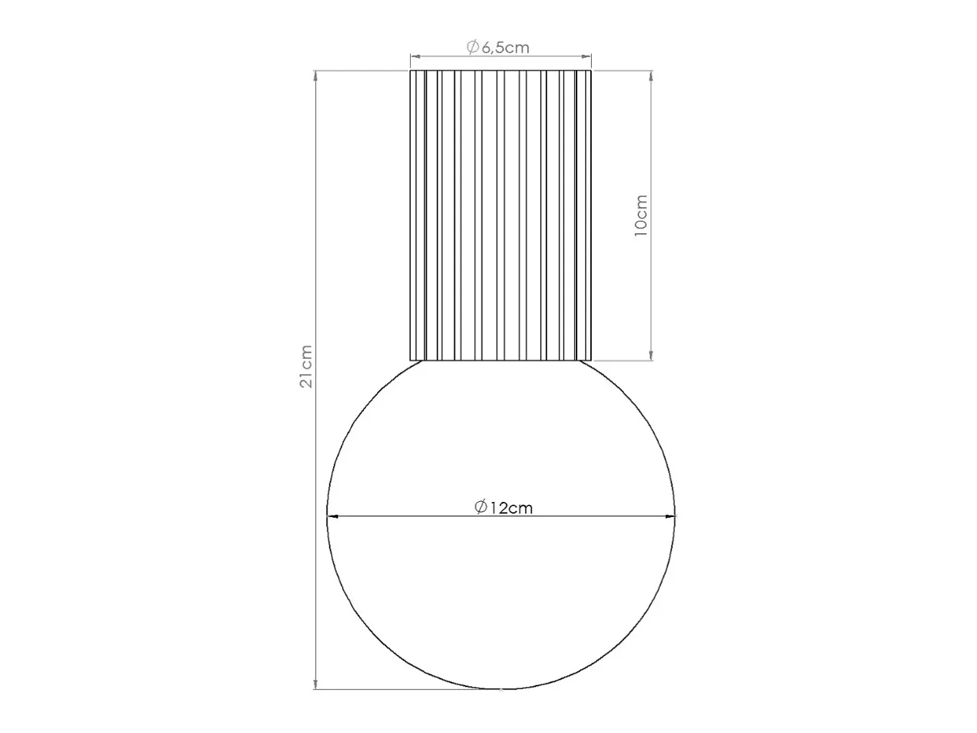 Sollux Lighting Lámpara De Techo Halo Moderno De Aluminio/Vidrio - 1 Fuentes Luminosas - L.12 X A.21 Cm - Blanco Hot