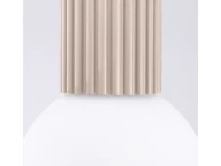 Sollux Lighting Plafón-Lámpara De Techo Halo Moderno De Aluminio/Vidrio - 1 Fuentes Luminosas - L.12 X A.21 Cm - Gris Pardo Marru00f3n