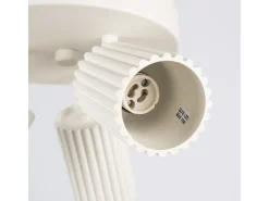 Sollux Lighting Plafón-Lámpara De Techo Karbon Minimalista De Aluminio - 3 Fuentes Luminosas - L.19,5 X A.18 Cm - Beige