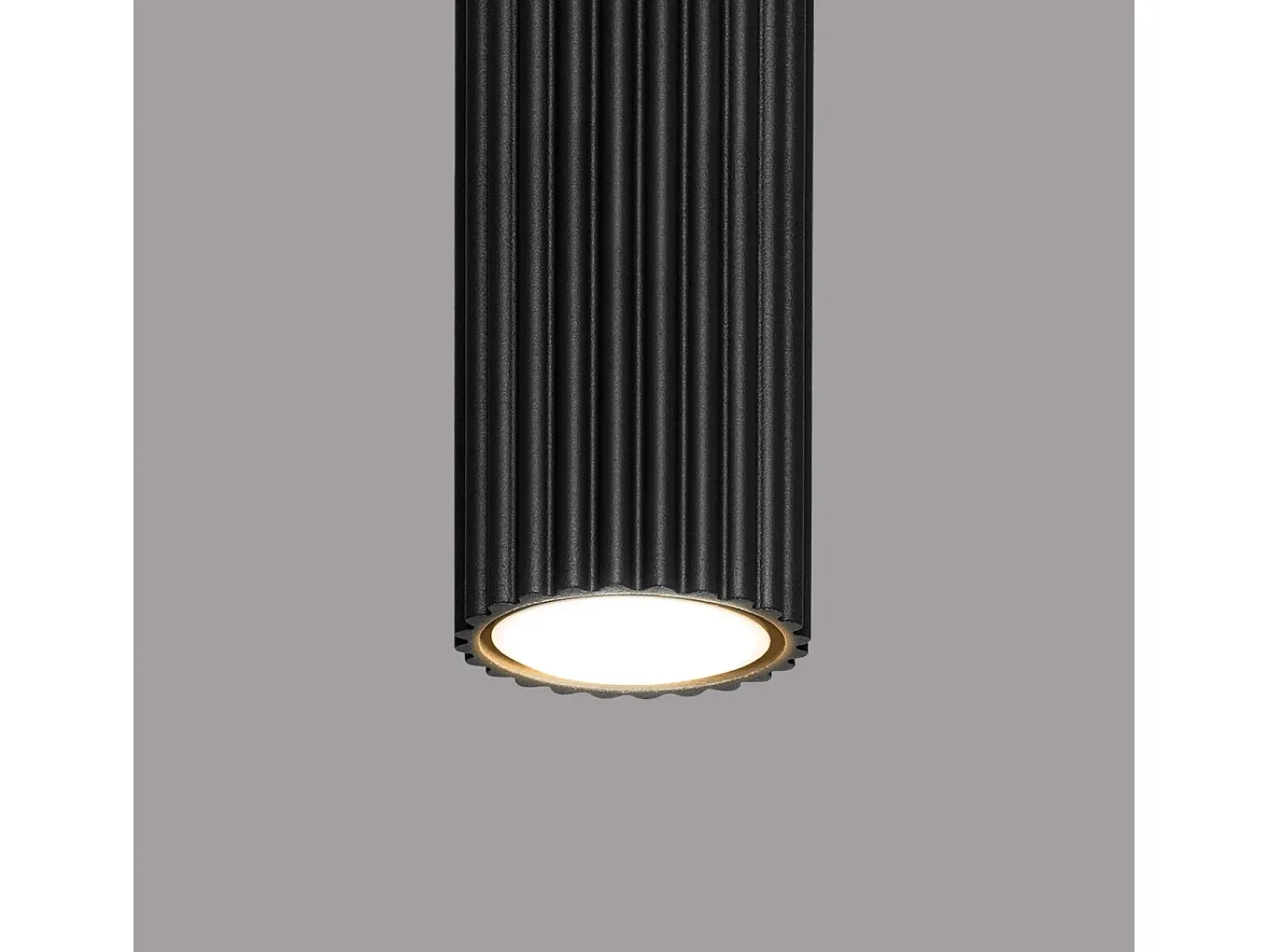 New Sollux Lighting Lámpara De Techo Karbon Minimalista De Aluminio - 1 Fuentes Luminosas - L.6,5 X A.40 Cm - Negro