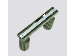 Sollux Lighting Lámpara De Techo Karbon Minimalista De Aluminio - 2 Fuentes Luminosas - L.30 X A.16,5 Cm - Oliva Verde New