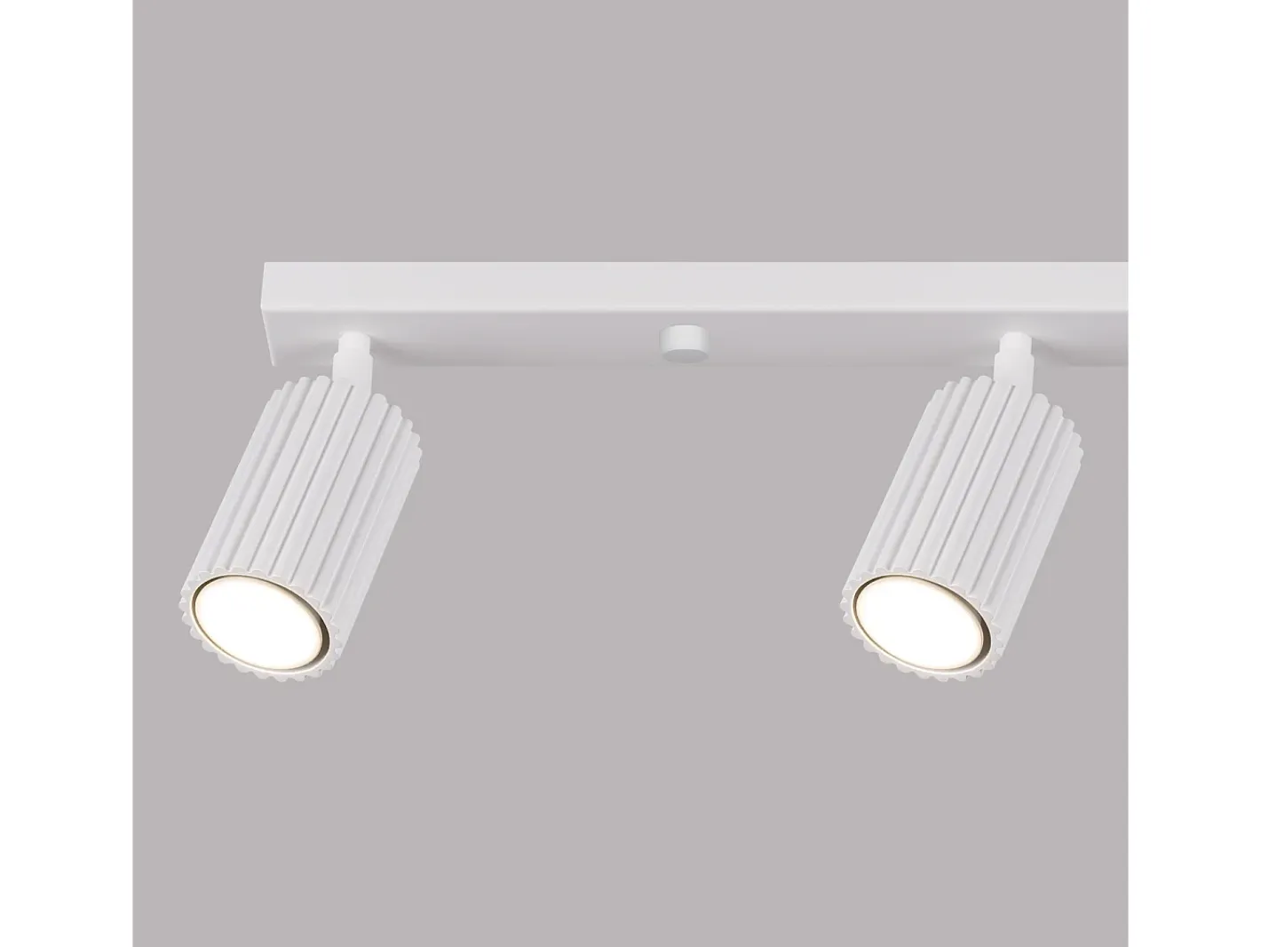 Sollux Lighting Plafón-Lámpara De Techo Karbon Minimalista De Aluminio - 4 Fuentes Luminosas - L.81 X A.16,5 Cm - Blanco