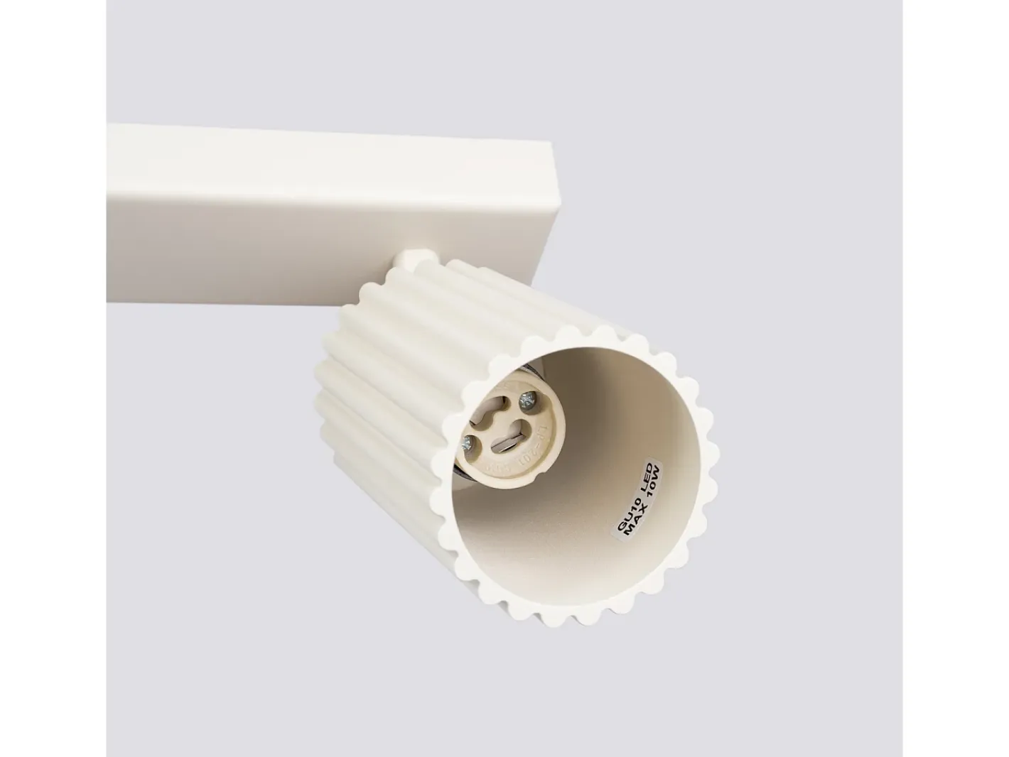 Sollux Lighting Plafón-Lámpara De Techo Karbon Minimalista De Aluminio - 2 Fuentes Luminosas - L.30 X A.16,5 Cm - Beige