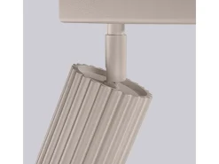 Sollux Lighting Plafón-Lámpara De Techo Karbon Minimalista De Aluminio - 2 Fuentes Luminosas - L.30 X A.16,5 Cm - Pardo Gris