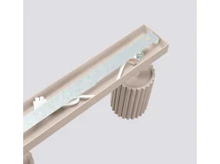Sale Sollux Lighting Lámpara De Techo Karbon Minimalista De Aluminio - 4 Fuentes Luminosas - L.81 X A.16,5 Cm - Pardo Gris