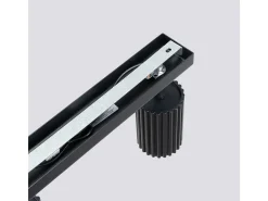Sollux Lighting Plafón-Lámpara De Techo Karbon Minimalista De Aluminio - 3 Fuentes Luminosas - L.45 X A.16,5 Cm - Negro