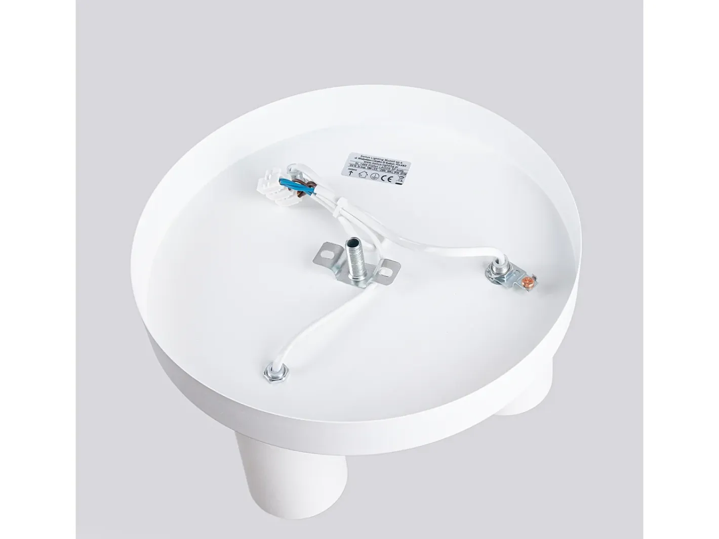 Sollux Lighting Plafón-Lámpara De Techo Lagos Moderno De Acero - 3 Fuentes Luminosas - L.25 X A.12 Cm - Blanco
