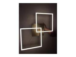 Clearance Lámpara de techo LED BARD moderna 52W 3394-66-102 Fabas Luce Blanco