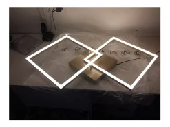 Clearance Lámpara de techo LED BARD moderna 52W 3394-66-102 Fabas Luce Blanco