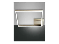 Plafón-Lámpara de techo LED BARD moderna de 39 W, oro mate 3394-61-225 Fabas Luce Dorado