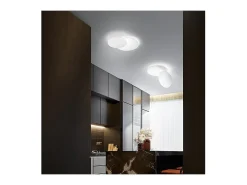 Lámpara de techo LED DRUM en metal mate 43W Perenz Blanco Outlet
