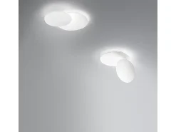 Plafón-Lámpara de techo LED DRUM en metal mate 33W Perenz Blanco