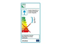 Plafón-Lámpara de techo LED moderna BARD 22W Corten 3394-21-361 Fabas Luce Marru00f3n