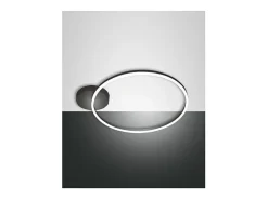 Plafón-Lámpara de techo LED moderna GIOTTO 36W negra 3508-61-101 Fabas Luce Negro