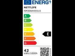 Hot NETTLIFE Lámpara de techo LED para salón, 2 marcos, negra, moderna, cuadrada, regulable, ideal para pasillo Negro