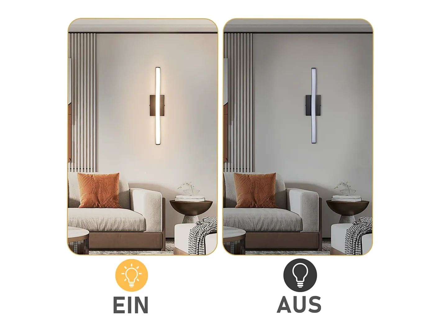 New NETTLIFE Lámpara de techo LED para dormitorio, moderna, negra, 6 W, diseño ondulado, 3000 K, blanco cálido Negro