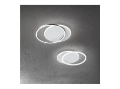 Best Lámpara de techo LED ORBIT Blanco y 43W Perenz en aluminio Gris