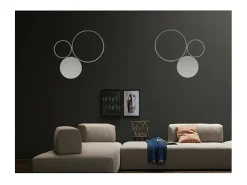 Online Lámpara de techo LED pequeña Pois-Silver Gris