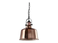 Lámpara de techo Lila Lumit 40W altura regulable cobre Ø30 cm Marru00f3n Online