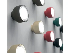 Online Lámpara de techo moderna BOTTONE en aluminio titanio 1xGX53 Gris