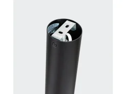 Best Sollux Lighting Lámpara De Techo Nero Moderno De Acero - 1 Fuentes Luminosas - L.6 X A.22,5 Cm - Negro/Oro Negro / Dorado
