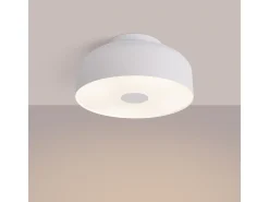 Best Sollux Lighting Lámpara De Techo Omiq Moderno De Acero/Pvc - 4 Fuentes Luminosas - L.30 X A.15 Cm - Blanco