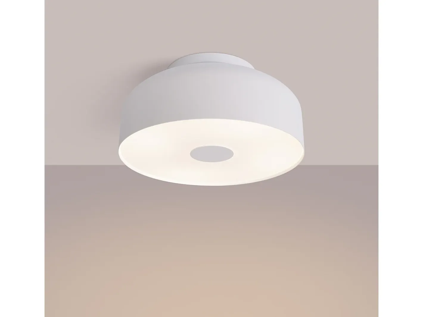 Best Sollux Lighting Lámpara De Techo Omiq Moderno De Acero/Pvc - 4 Fuentes Luminosas - L.30 X A.15 Cm - Blanco