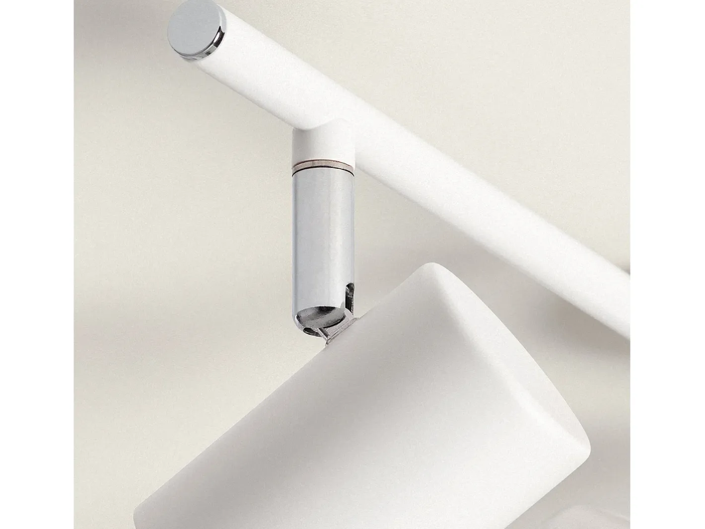 Ledkia Lámpara de Techo Orientable Madera 4 Focos Olmo Blanco Multicolor Hot