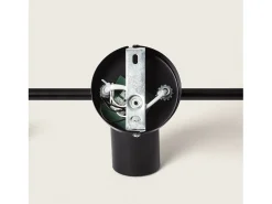 Online Ledkia Lámpara de Techo Orientable Metal 3 Focos Albus Black Negro Multicolor
