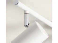 Ledkia Iluminación Exterior-Lámpara de Techo Orientable Madera 3 Focos Olmo Blanco Multicolor
