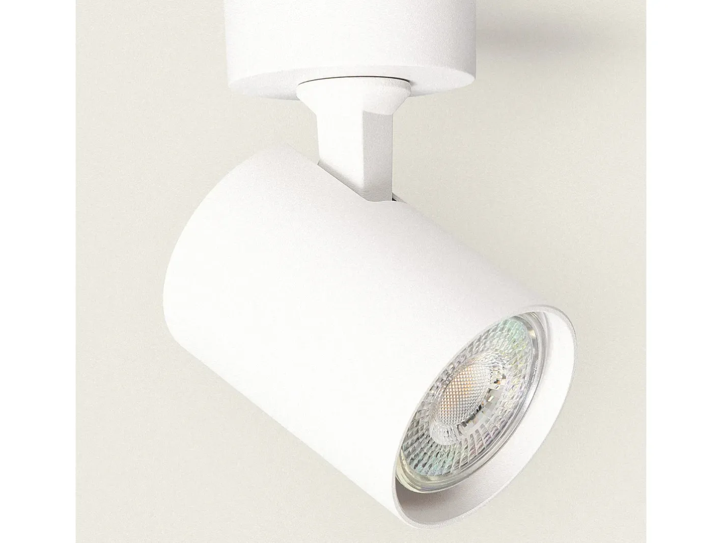 Outlet Ledkia Lámpara de Techo Orientable Nona Blanco Blanco Multicolor