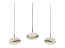Lámpara de techo Planett Lumit 24W 1800 lm altura regulable 48x8 cm Beige Sale