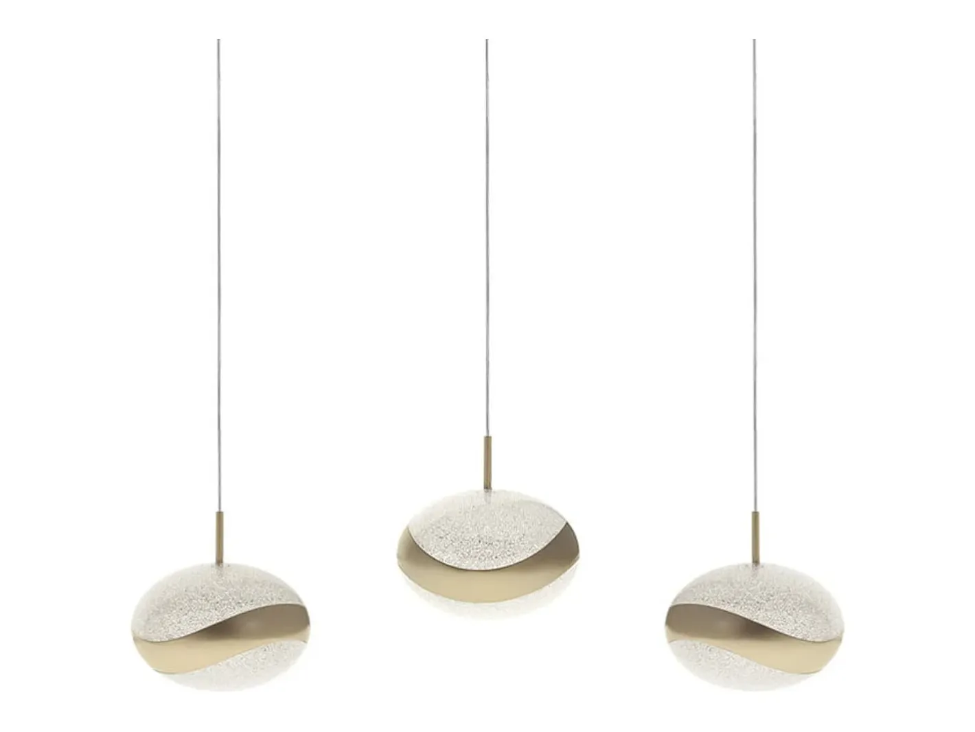 Lámpara de techo Planett Lumit 24W 1800 lm altura regulable 48x8 cm Beige Sale
