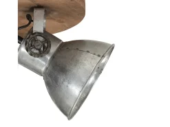 Plafón-Lámpara de techo vintage 25 W E27 50x50x25 cm ES705427 Plateado