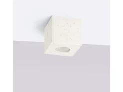 Online Sollux Lighting Lámpara de techo Quad industrial de concreto - 1 fuentes luminosas - L.10 x A.10 cm - Beige