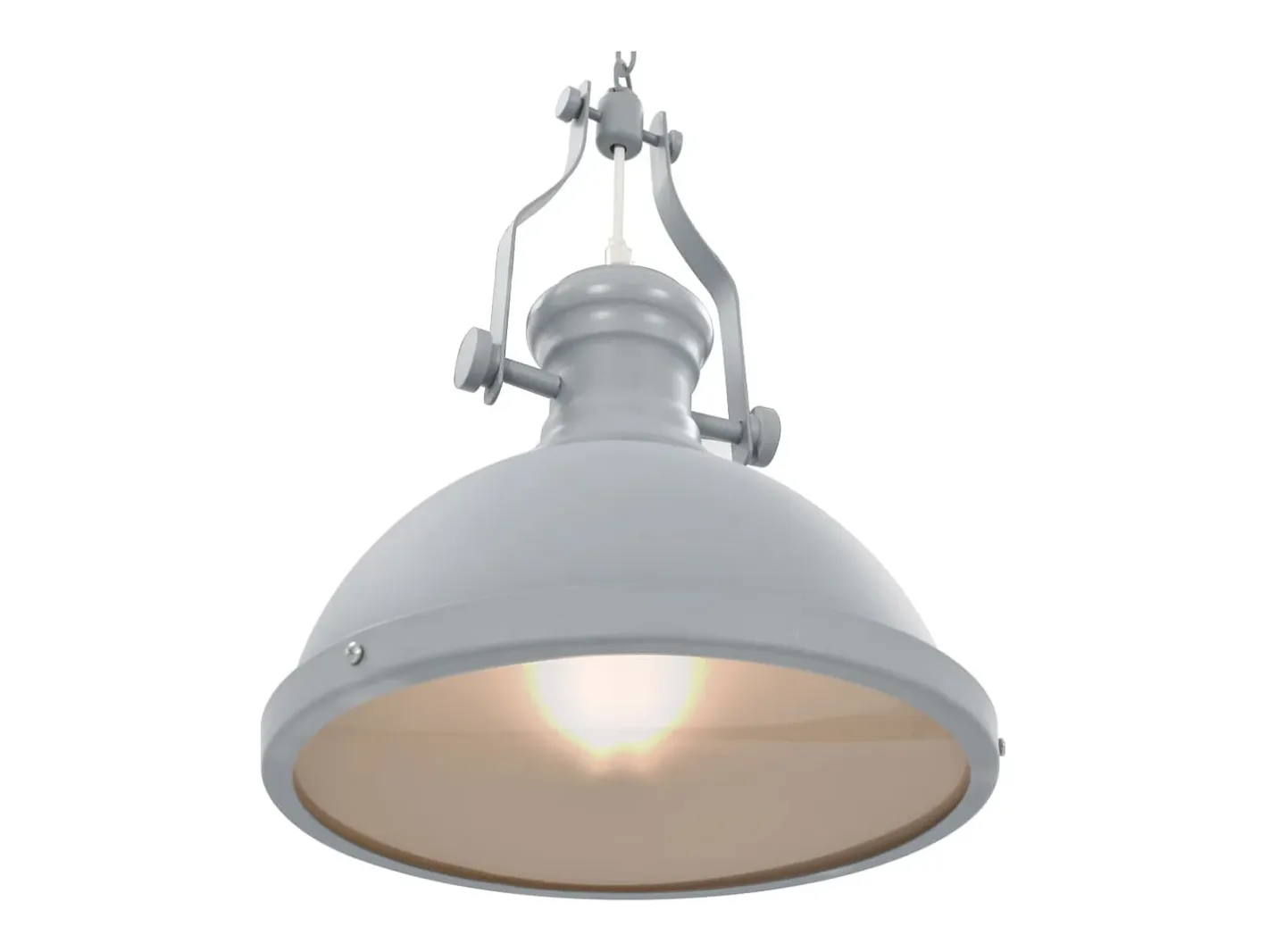 Plafón-Lámpara de techo redonda E27 ES407307 Gris