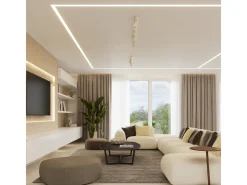 Sollux Lighting Plafón-Lámpara De Techo Ring Moderno De Acero - 2 Fuentes Luminosas - L.30 X A.17 Cm - Beige