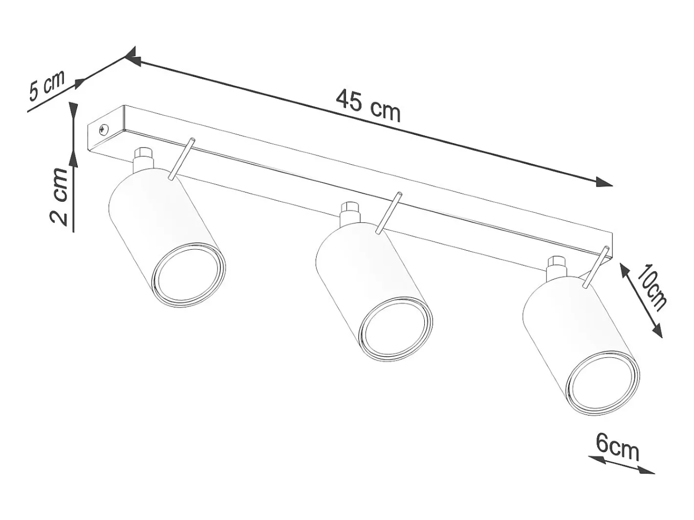 Sollux Lighting Plafón-Lámpara De Techo Ring Moderno De Acero - 3 Fuentes Luminosas - L.45 X A.17 Cm - Oliva Verde